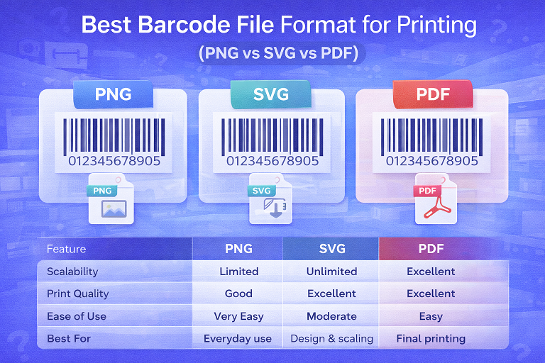 Best Barcode File Format for Printing (PNG vs SVG vs PDF)